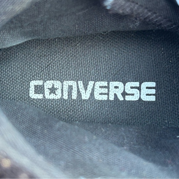 Converse Chuck Taylor All Stars EUC Women’s Size 7  Sparkle Fur High Top Sneaker - Picture 8 of 9